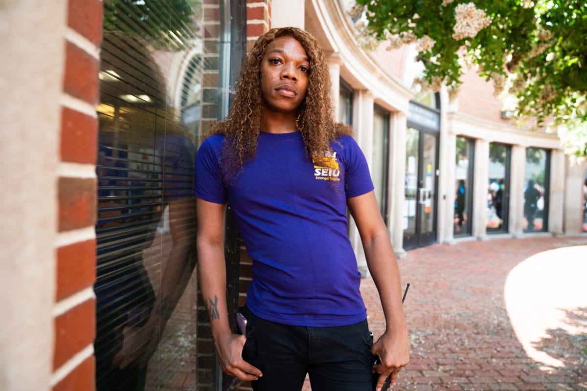 ‘Room to breathe’: Contract workers want better pay to clean and protect city buildings