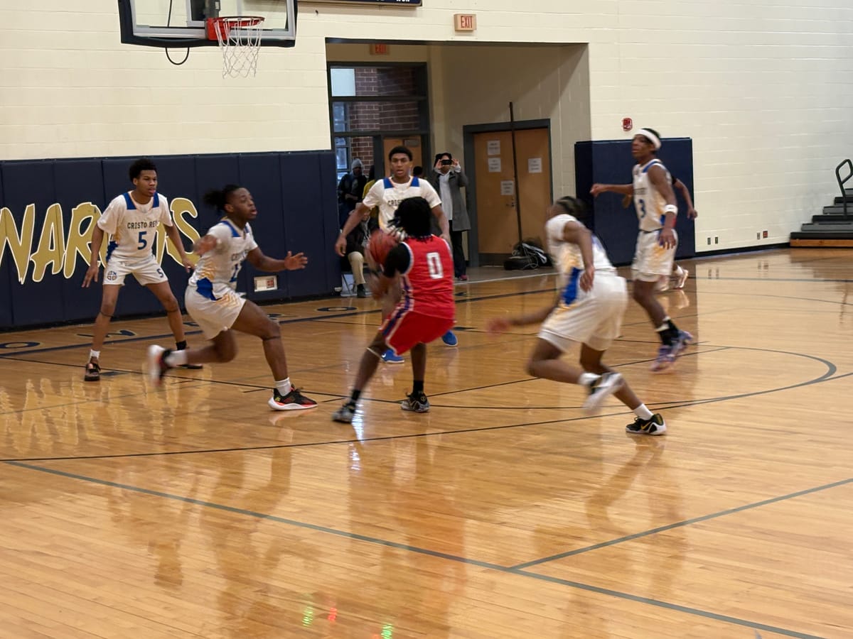 Hermitage defeats Cristo Rey in boys basketball with late-game defense