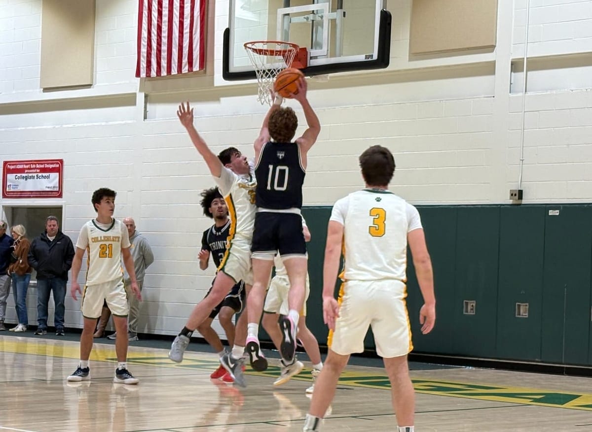 Trinity Episcopal scores boys basketball rivalry win over Collegiate