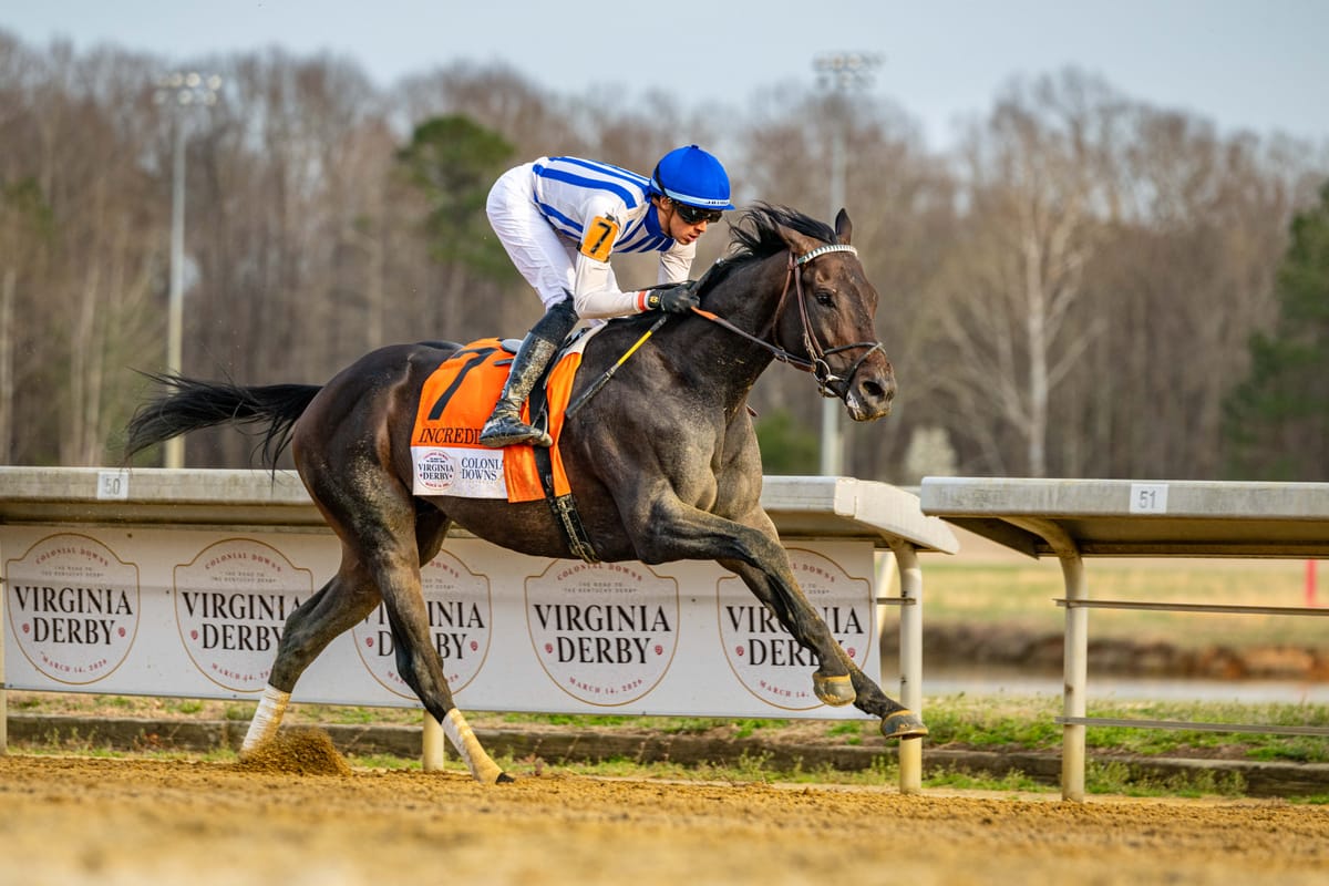 At sold-out Virginia Derby, Incredibolt takes the title