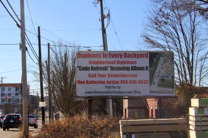 Former city councilman’s group buys 14 billboards opposing Richmond’s code refresh