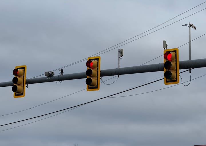 Four red light cameras get turned on next Friday