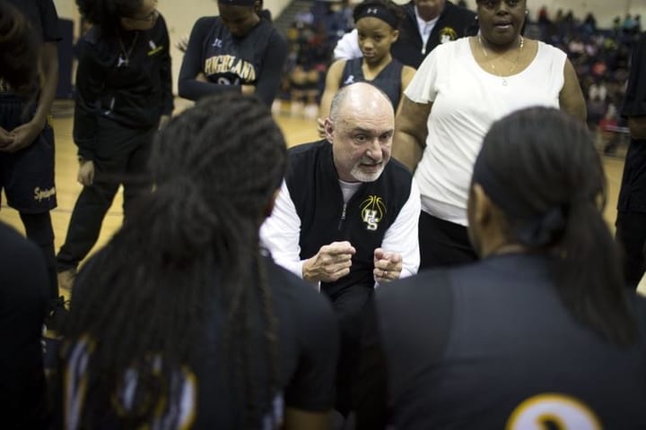 Highland Springs girls basketball coach Franklin Harris knows it's time to step aside